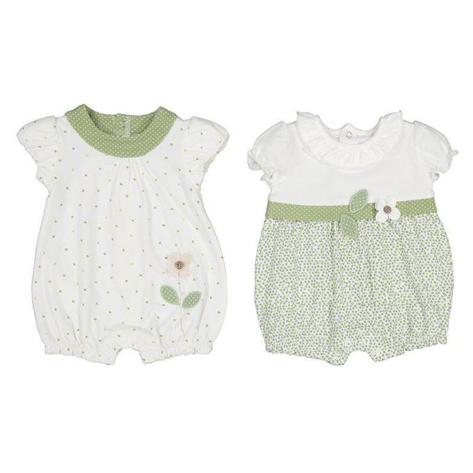 Mayoral Set 2 babygrow curtos