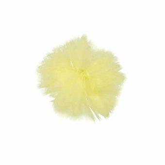 Gancho cabelo flor organza