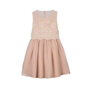 Mayoral Vestido bordado combinado