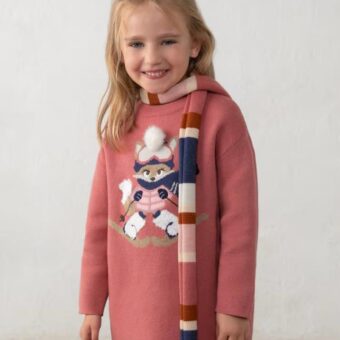 Mayoral Vestido com cachecol