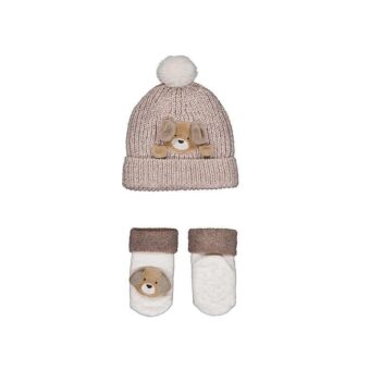 Mayoral conjunto de gorro e luvas